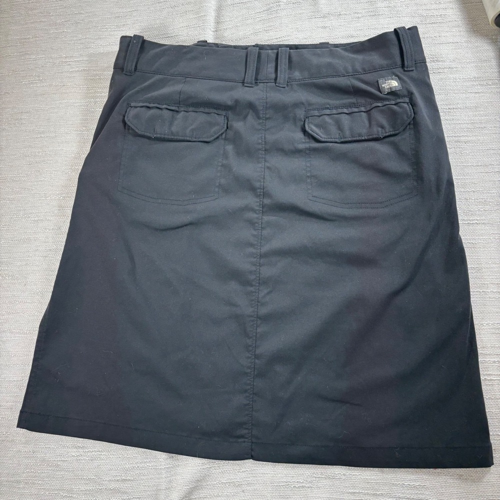 The North Face Womens Skirt Black Size 8 Zip Pockets‎ Utility Style Casual - Picture 2 of 6